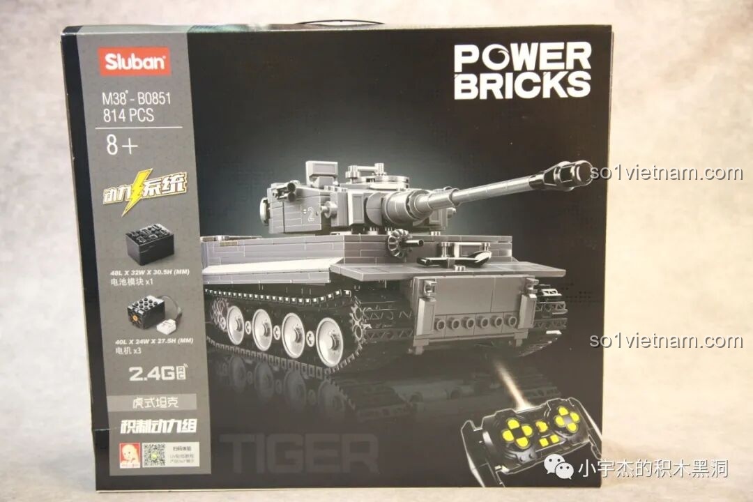 Review Sluban M38-B0851 Xe Tăng Tiger I RC Cực Chất!