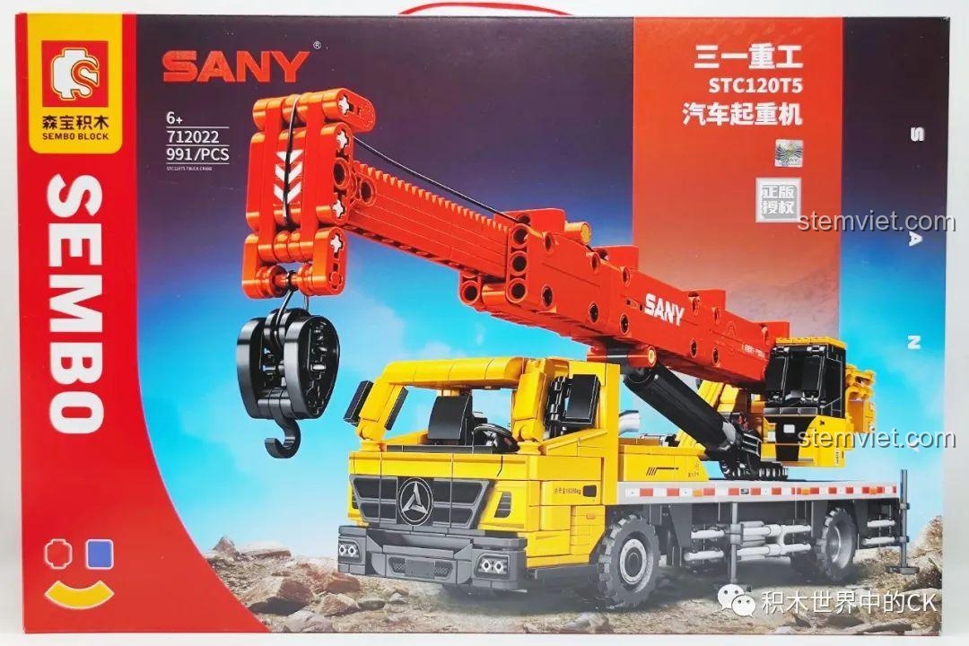 Review SEMBO 712022 Xe Cẩu Tải SANY: Món quà tuyệt vời cho bé