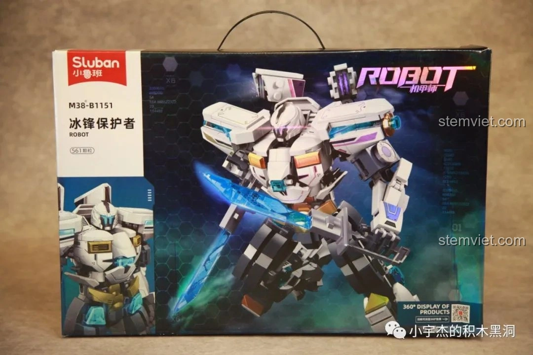Review Sluban M38-B1151 Robot Băng Phong Bảo Vệ: Lắp ráp mê ly, siêu ngầu cho bé!
