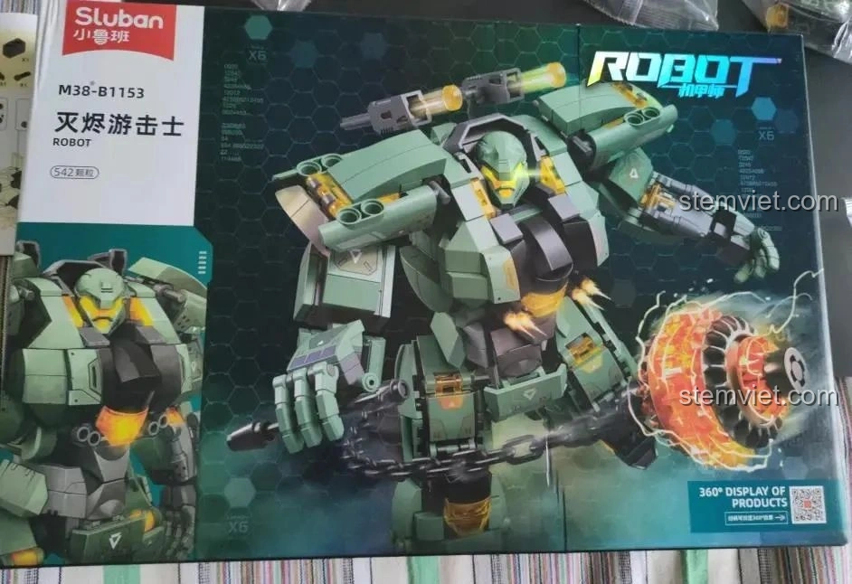 Đánh giá Sluban M38-B1153 Robot Diệt Tận Thế: Lắp ráp mê ly, siêu ngầu!