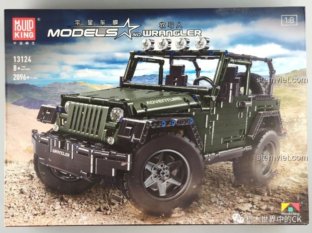 Trải nghiệm Mould King 13124 Xe địa hình Jeep Wrangler