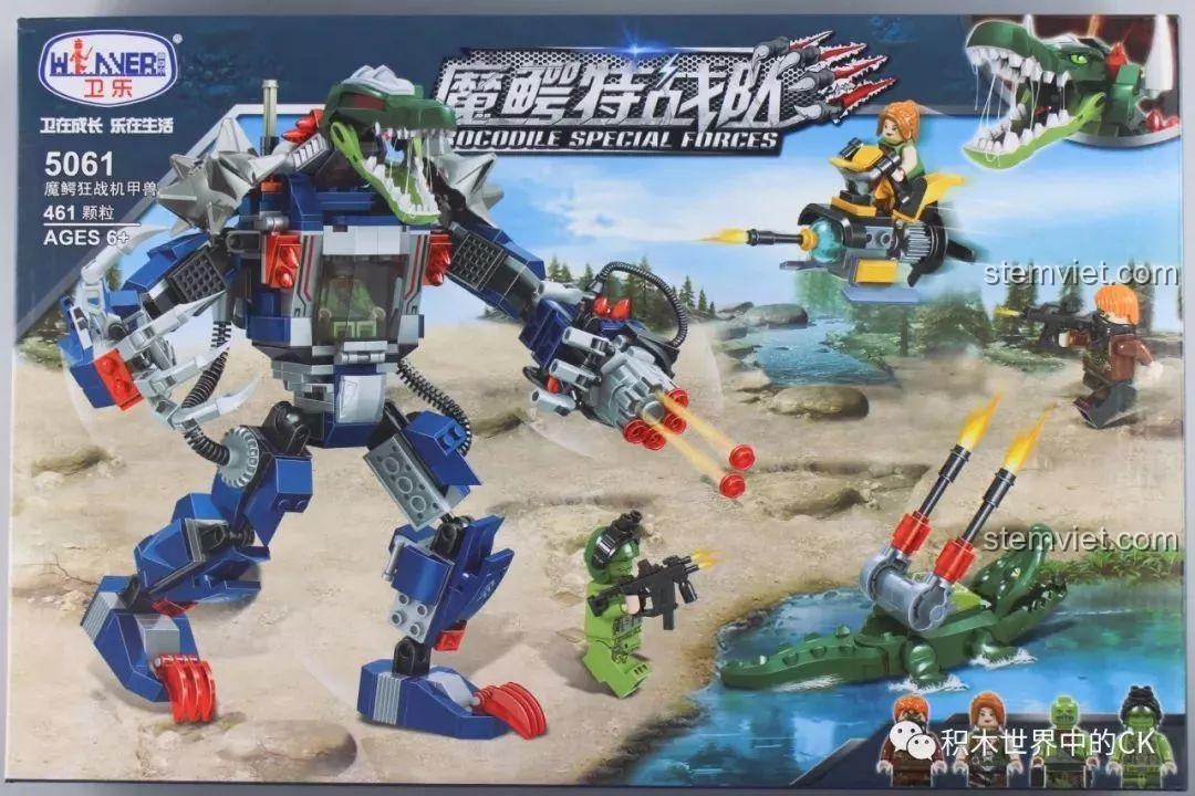 Đánh giá Winner 5061 Robot Mecha Cá Sấu: Ngầu hơn cả mong đợi!