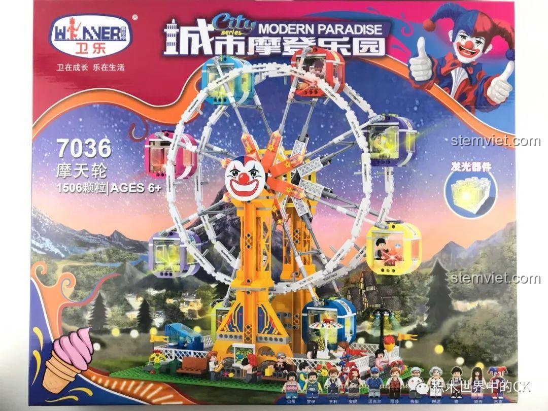 Trải nghiệm Winner 7036 Vòng Quay Mặt Trời siêu lung linh