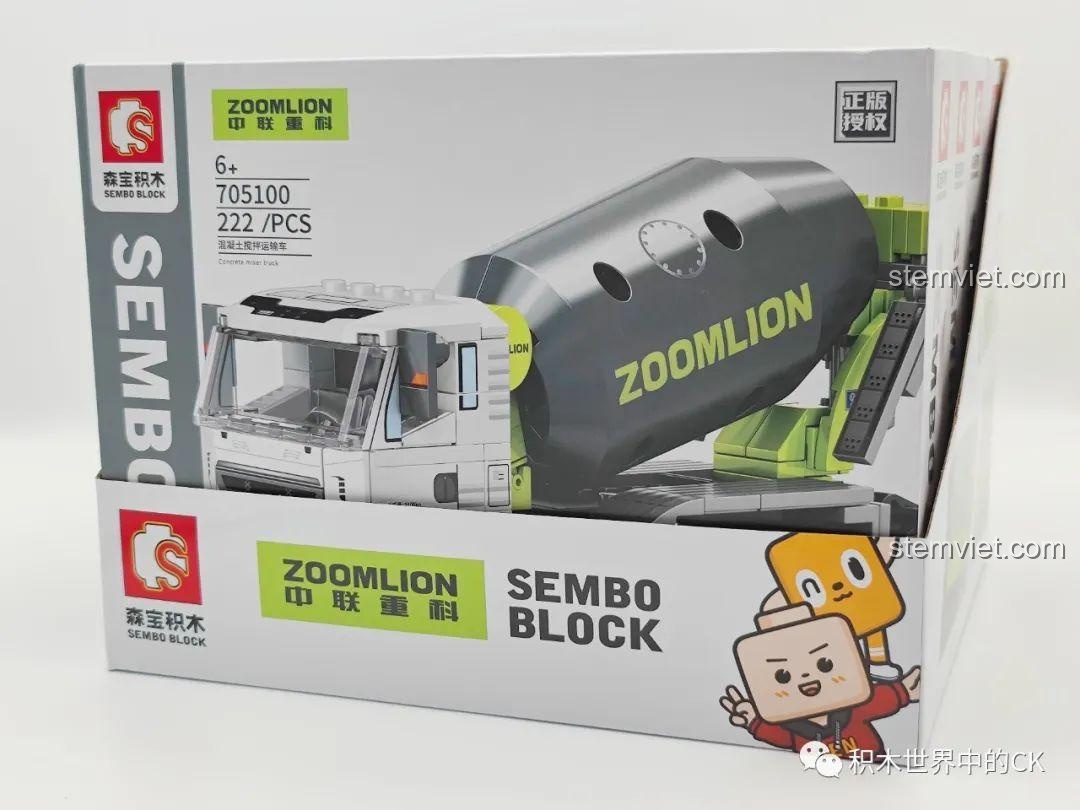 Đánh giá chi tiết bộ lắp ráp xe công trình SEMBO x Zoomlion 4 món cực chất!