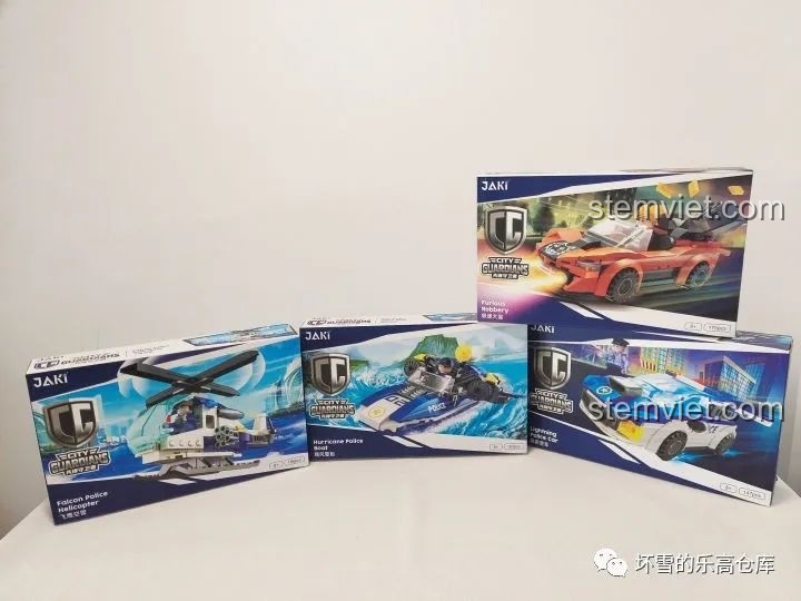 JAKI City Guardians: Review chi tiết bộ đồ chơi lắp ráp xe cảnh sát