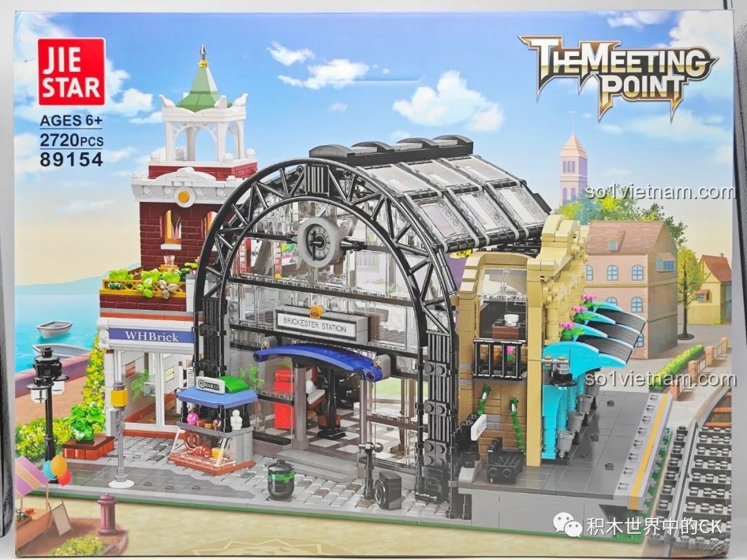 Review JIESTAR 89154 Nhà Ga Chuyến Tàu Gặp Gỡ - Lắp ráp mê ly!