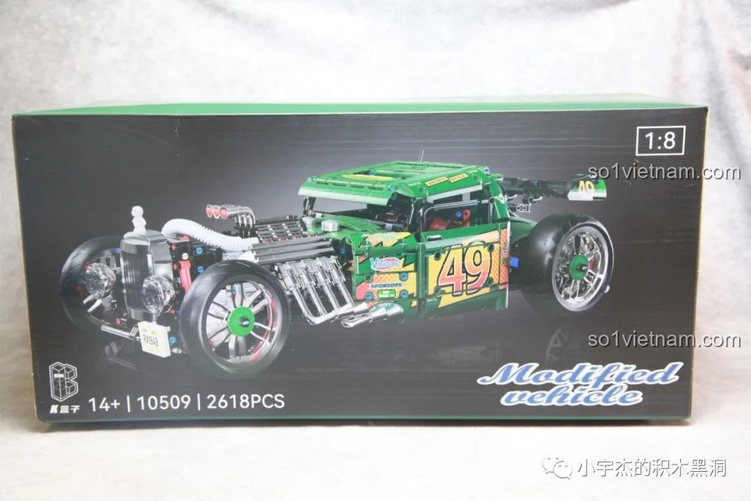 Review K盒子 10509: Xe Hot Rod 1949 Độ Chế - Lắp Ráp Mê Ly!