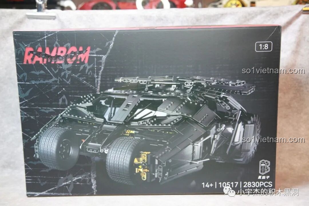 Review K-Box 10517 Xe Batman Rambom: Siêu Phẩm Lắp Ráp Cho Fan Kỵ Sĩ Bóng Đêm!