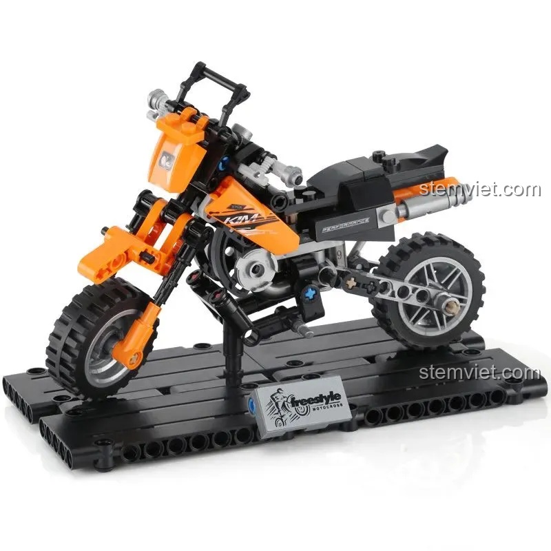 Review SEMBO 701101: Bộ lắp ráp xe mô tô địa hình KTM 209 chi tiết