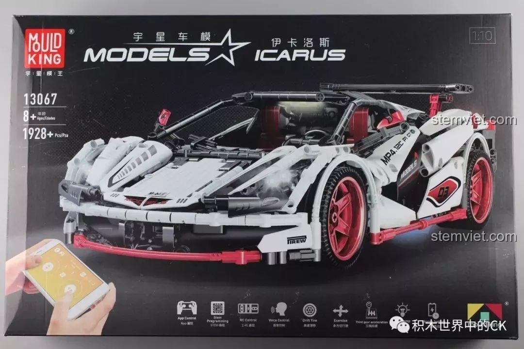 Trải nghiệm Mould King 13067 Siêu xe Icarus: Lắp mê, lái phê!