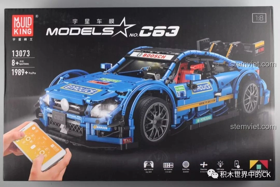 Đánh giá Mould King 13073 C63 DTM: Siêu xe đua điều khiển từ xa cực chất cho bé!