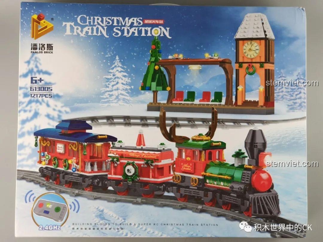 Review Panlos Brick 613005 Ga Tàu Hỏa Giáng Sinh: Món quà Giáng Sinh cực chất!