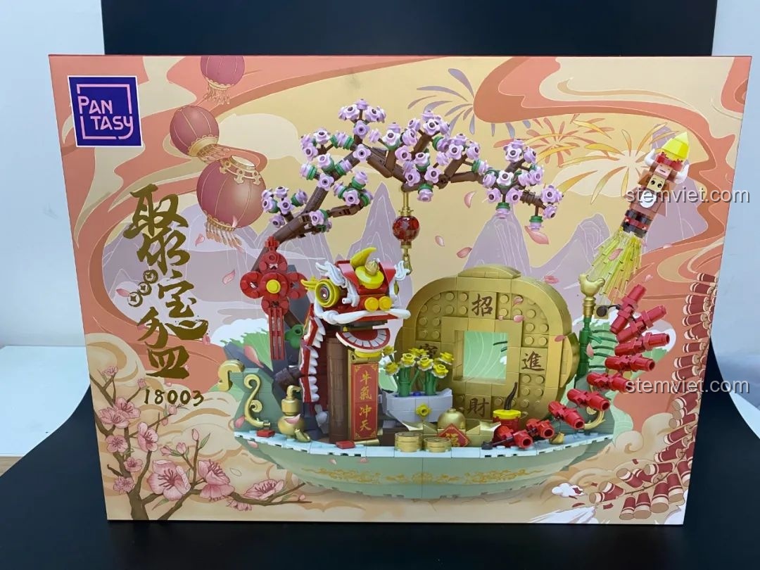Đánh giá Pantasy 18003 Bồn Tụ Bảo Phú Quý: Đồ chơi lắp ráp Tết cực xịn cho bé!