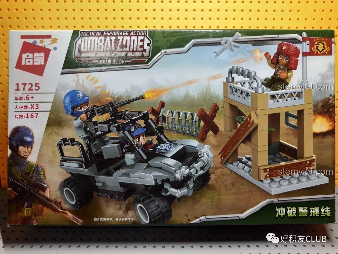Review QMAN 1725 Combat Zones: Xe Jeep Dã Chiến và Chốt Gác Xung Kích