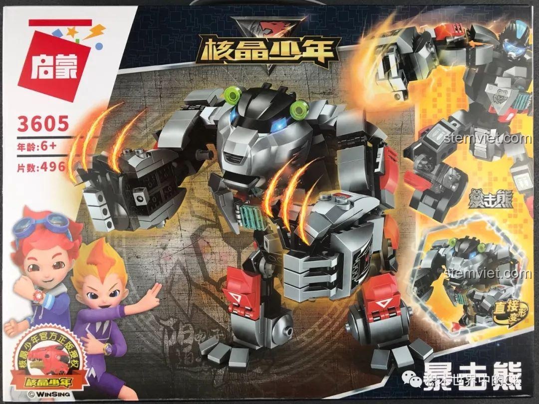 Đánh giá QMAN 3605 Gấu Bạo Kích: Robot 2-trong-1 Cực Ngầu