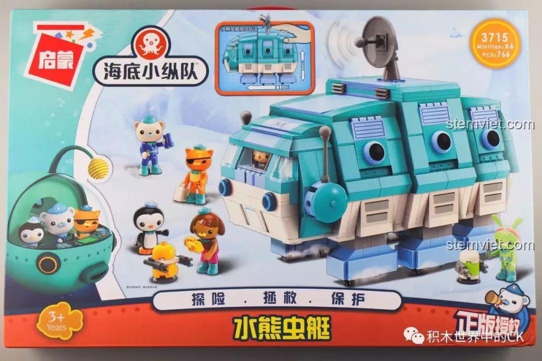 Đánh giá QMAN 3715 Tàu Bọ Gấu Nước cho bé 6 tuổi