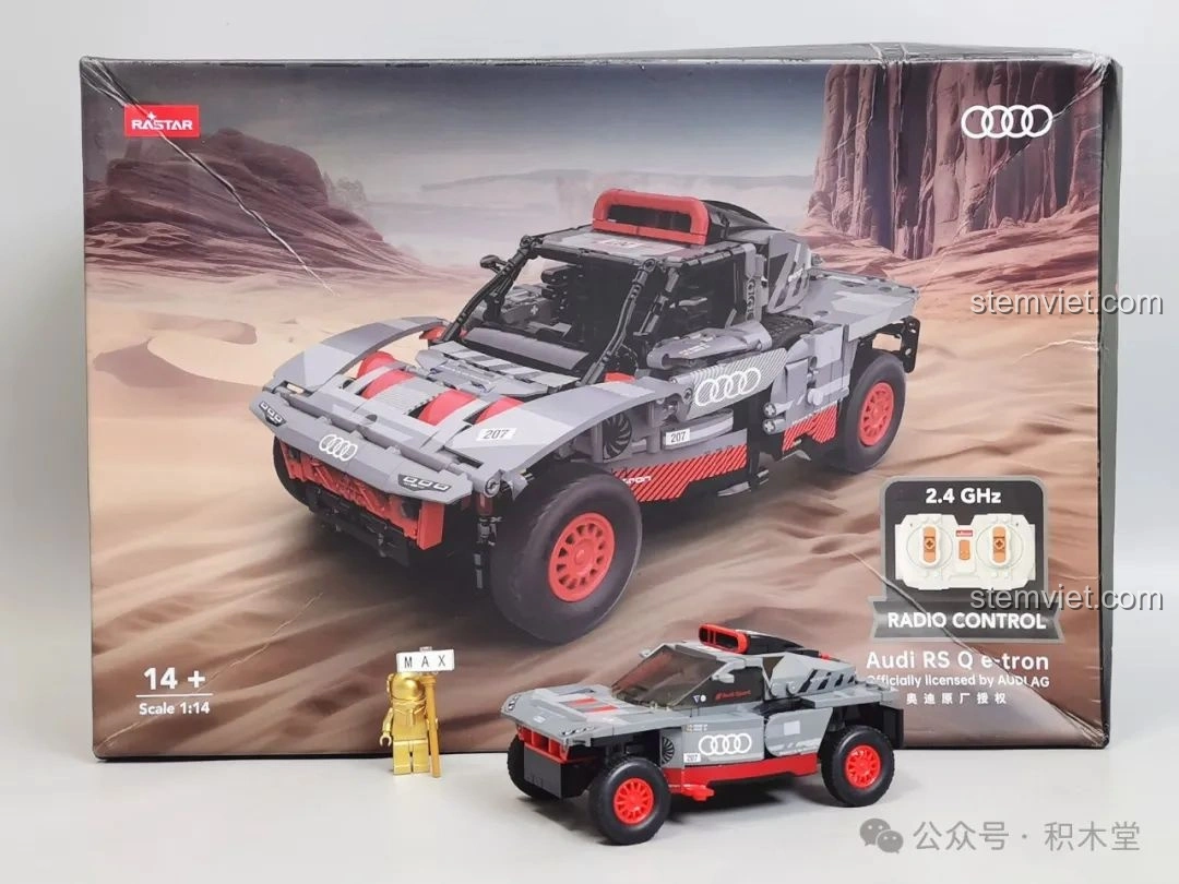 Đánh giá RASTAR 92700 Audi RS Q e-tron: Siêu phẩm xe đua sa mạc cho dân mê lắp ráp!