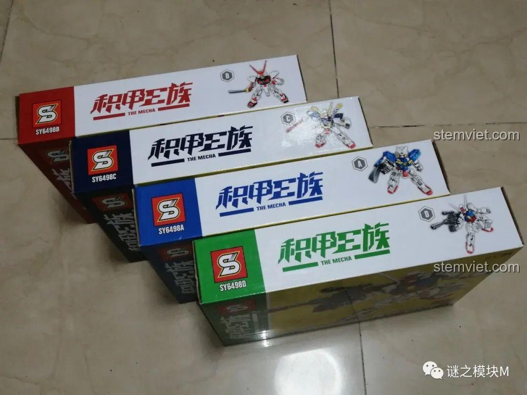 Đánh giá SY SY6498 Cơ Giáp E-Tribe: Bộ lắp ráp Gundam 4 trong 1 cực chất cho bé!