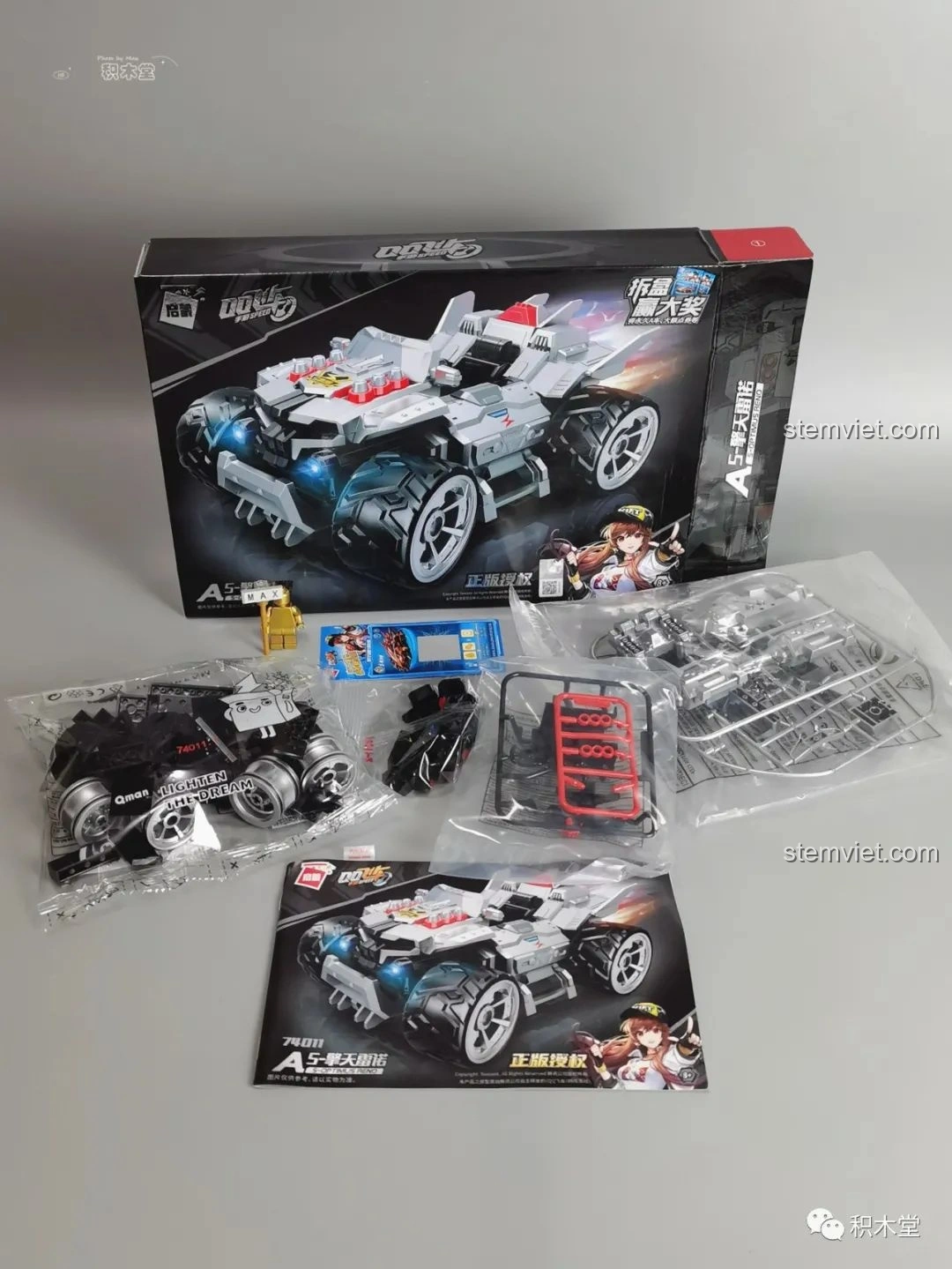 Review chi tiết bộ lắp ráp Xe Đua QQ Speed Enlighten 74011-74016 cực đỉnh!