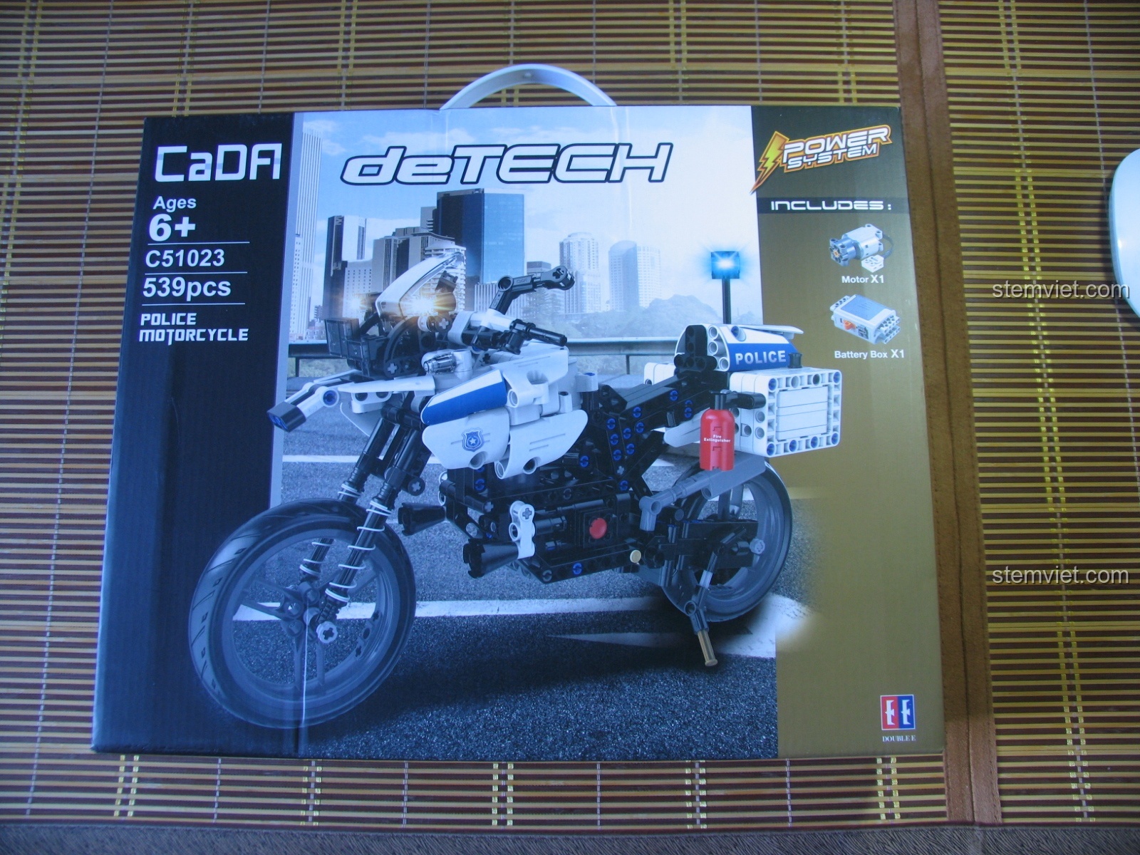 Review Mô Tô Cảnh Sát CaDA C51023: Lắp Ráp Cực Đã!
