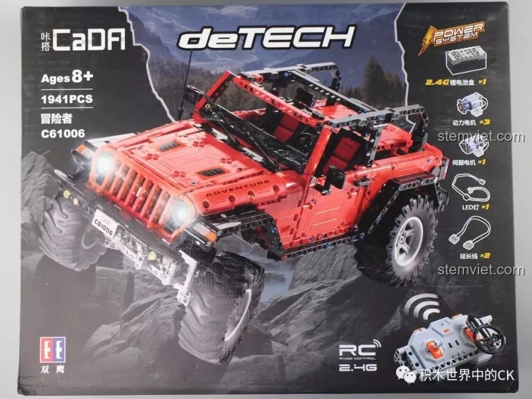 Đánh giá CaDA C61006 Jeep Wrangler Rubicon: Siêu phẩm Off-road cho bé trai 8+!