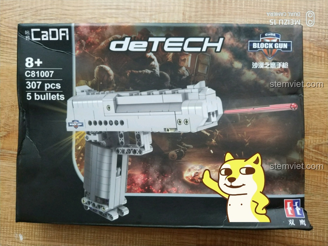 Review CaDA C81007 Súng Lục Desert Eagle: Lắp Ráp Cực Đã, Bắn Đạn Cực Phê!