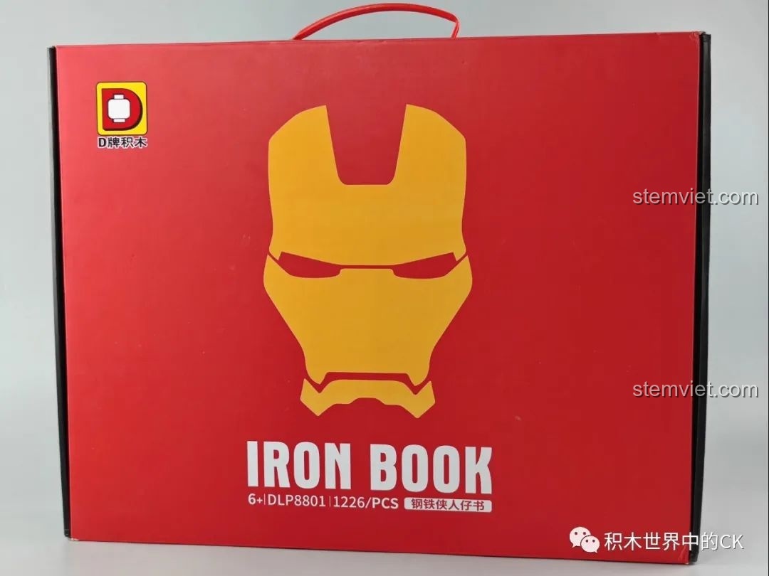 Review DLP 8801 Sách Minifigure Người Sắt Iron Book: Bộ sưu tập giáp Iron Man cực chất!