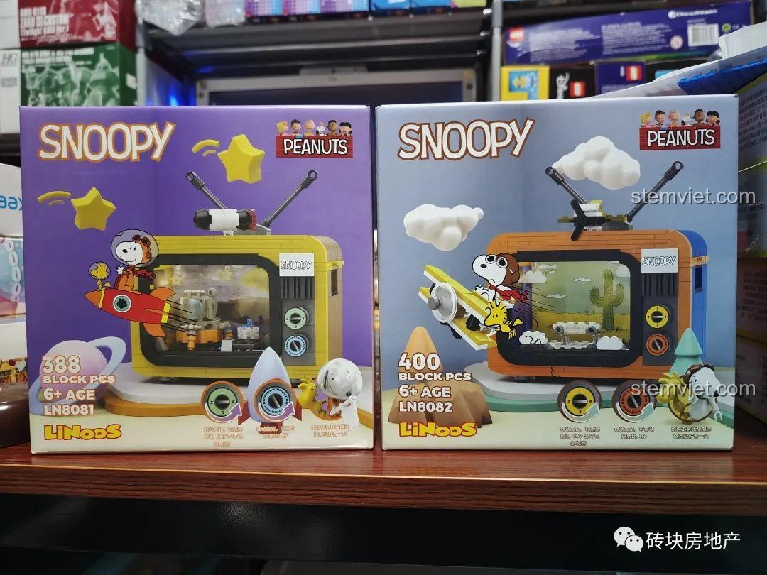 Review Bộ Đồ Chơi Lắp Ráp TV Snoopy LN8081: Cũ mà Chất!
