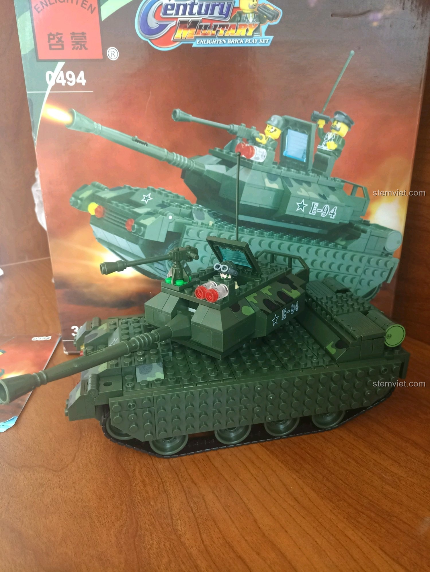 Review Enlighten 0494 Xe Tăng Quân Sự: Lắp ráp mê ly, trưng bày cực chất!