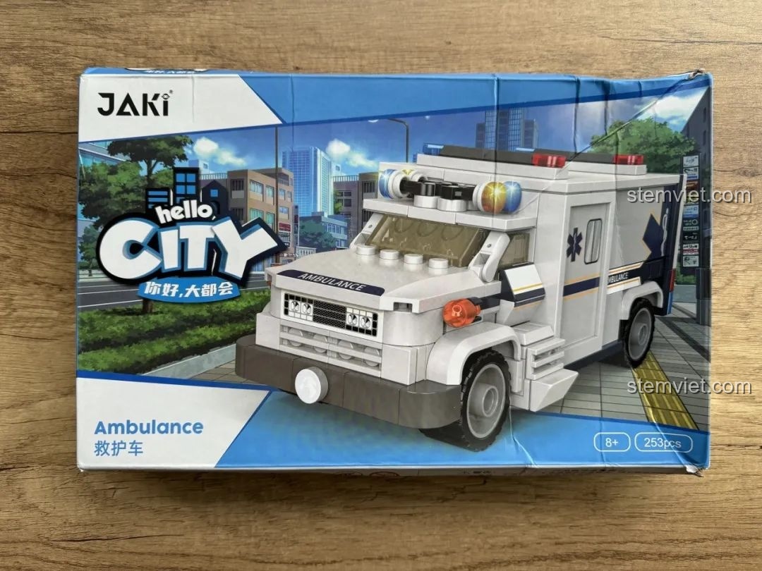 Review JAKI JK9211 Xe Cứu Thương: Lắp mê luôn, chất lượng xịn xò!