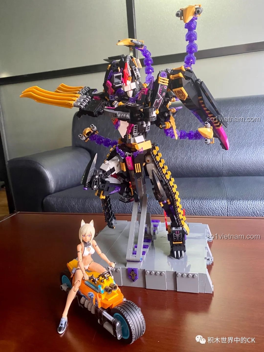 Review JIESTAR 67010 Kỵ Sĩ Tai Ương: Robot Mecha cực ngầu cho bé 8+