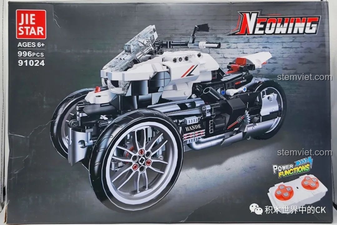 Review JIESTAR 91024: Mô Tô Ba Bánh Honda Neo Wing có điều khiển từ xa cực chất!