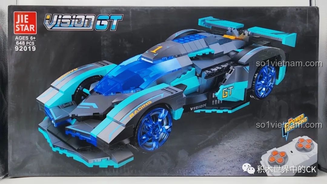 Review JIESTAR 92019 Xe đua Vision GT RC: Siêu ngầu cho bé!