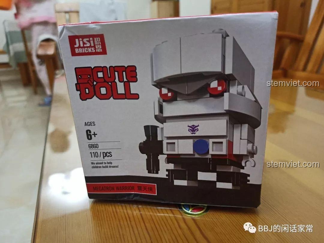 Review JiSi 6860 Megatron BrickHeadz: Lắp mê luôn, giá cực yêu!