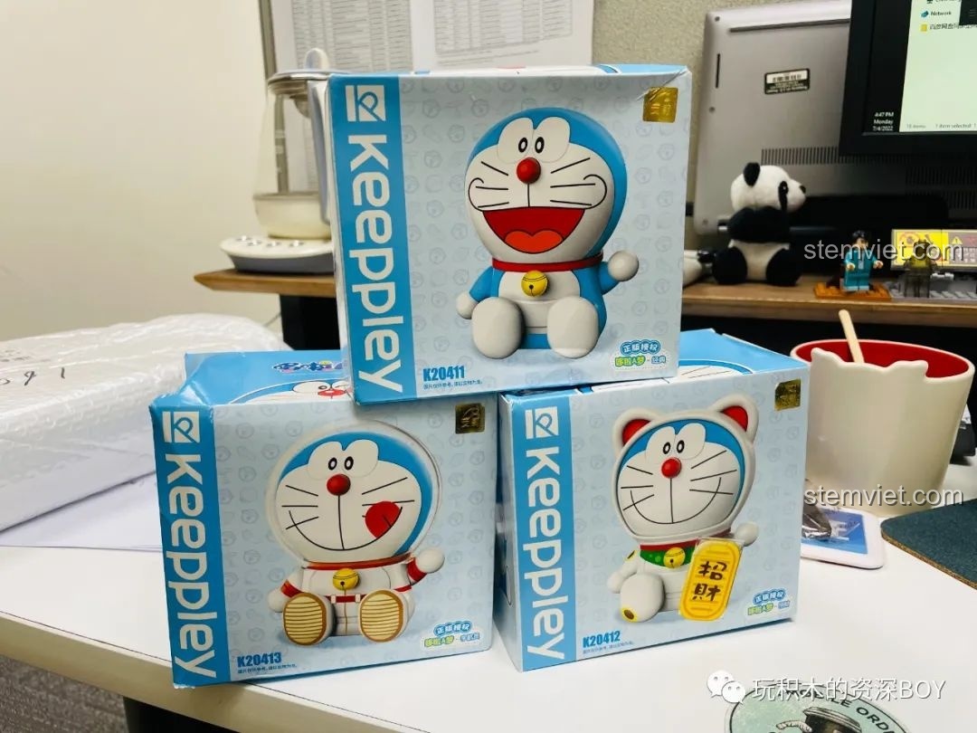 Review Keeppley K20411 Doraemon tròn trĩnh: Đồ chơi lắp ráp siêu đáng yêu cho bé!
