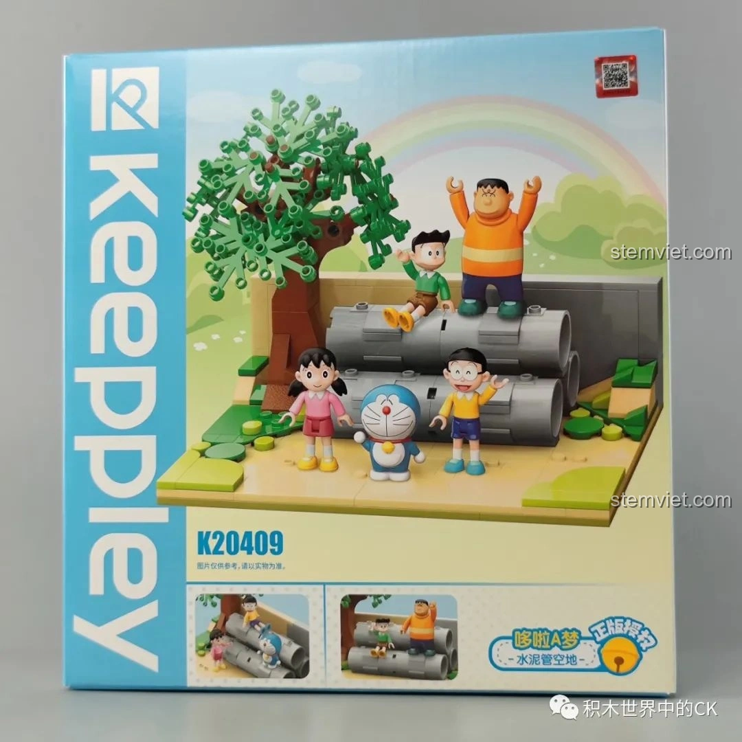 Review Keeppley K20409 Sân Chơi Ống Cống Doraemon: Ký ức tuổi thơ sống dậy!