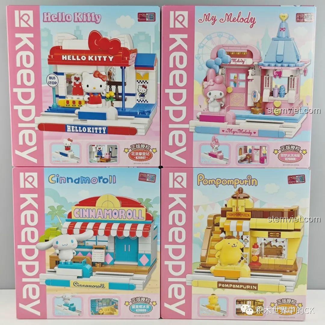 Review Keeppley Sanrio: Bộ Lắp Ráp Mini Shop Cưng Xỉu Cho Bé Gái!