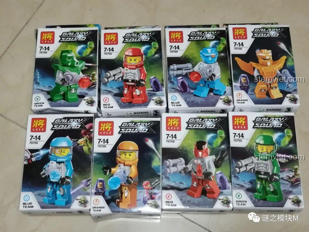 Review LELE 70700 Đội Quân Ngân Hà: Minifigures Phi Hành Gia Cực Chất!
