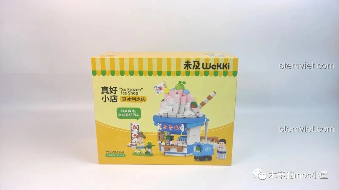 Review chi tiết Mô hình Tiệm kem đá bào Wekki 506041: Lắp mê ly!