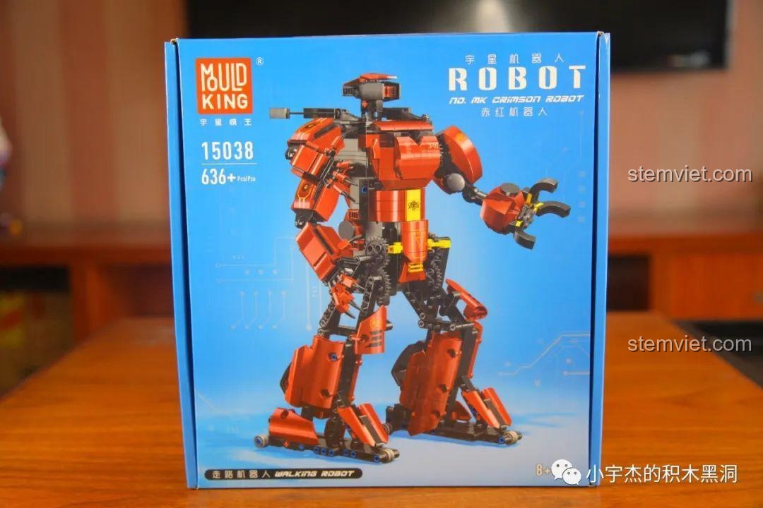 Đánh giá Mould King 15038 Robot Crimson: Siêu phẩm cơ khí cho bé trai mê lắp ráp!