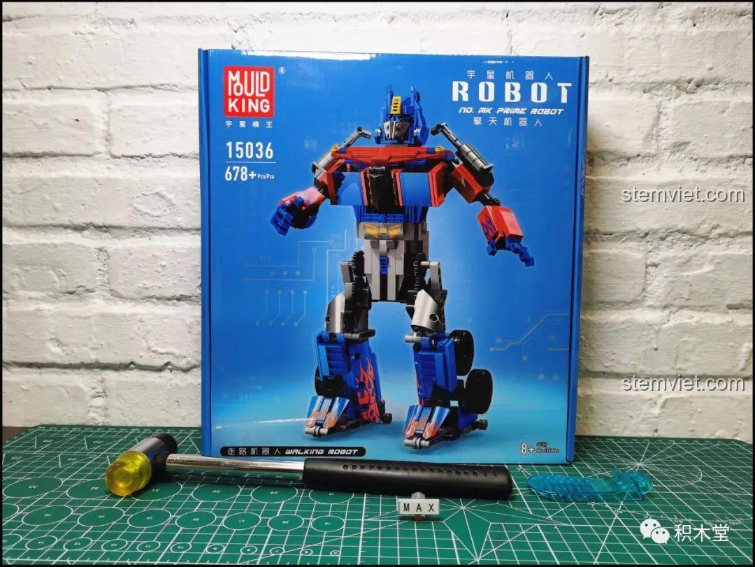 Review Mould King Robot Optimus Prime 15036: Robot biết đi có gì hot?