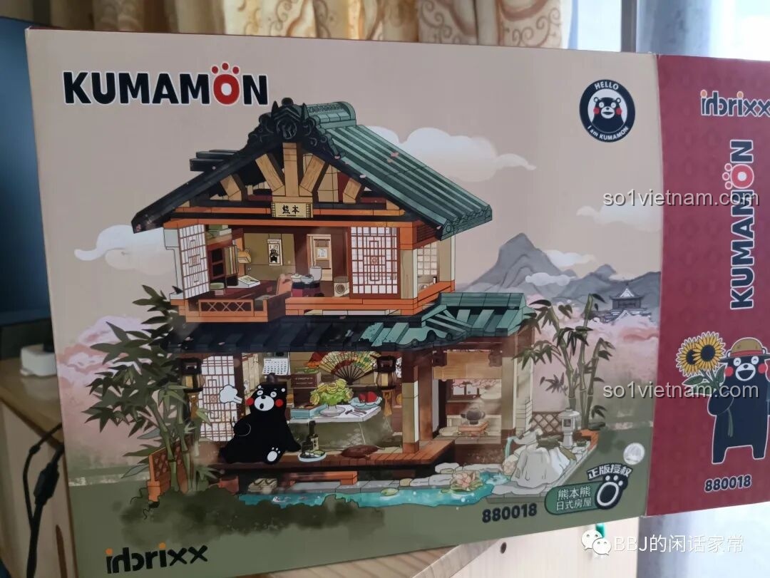 Review Ngôi Nhà Nhật Bản Kumamon inbrixx 880018: Lắp Ráp Thú Vị