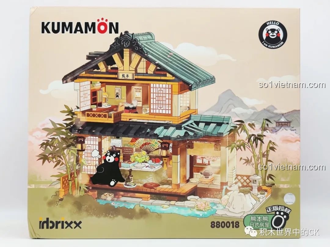 Review inbrixx 880018 Ngôi Nhà Nhật Bản Kumamon: Đẹp mê ly cho bé gái!