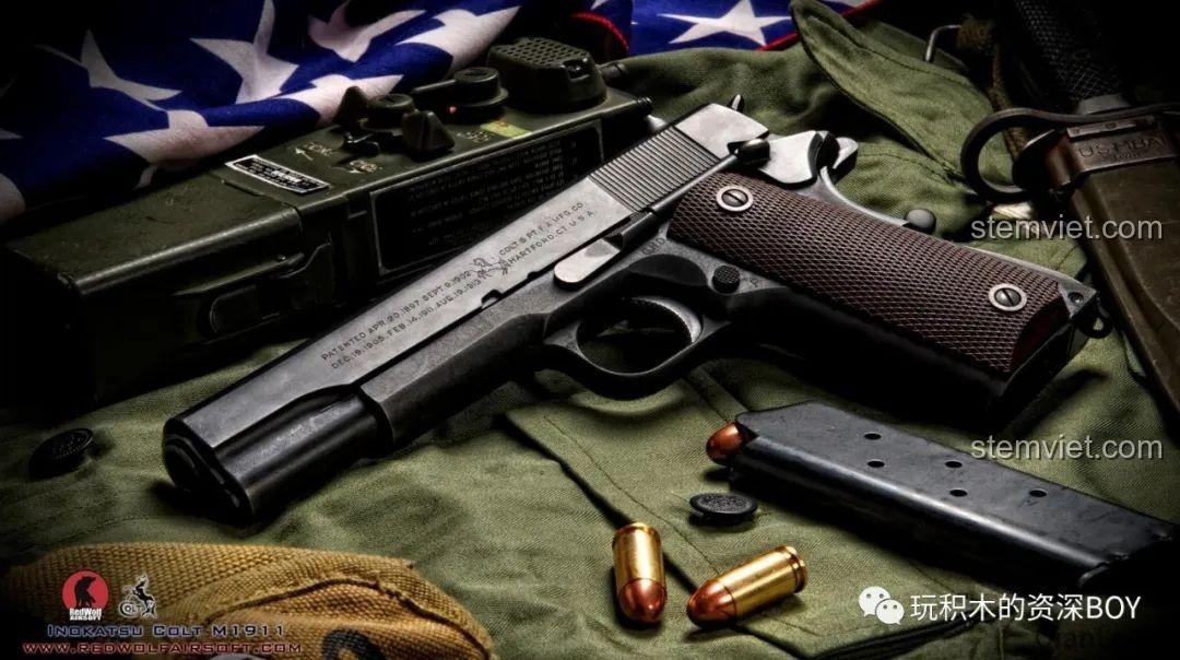Review PanlosBrick 670007 Súng Lục M1911: Đồ Chơi Lắp Ráp Cực Chất!