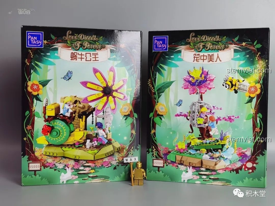 Review Pantasy Mỹ Nhân Trong Lồng & Ốc Sên Công Chúa: Đồ chơi lắp ráp siêu xinh cho bé gái!