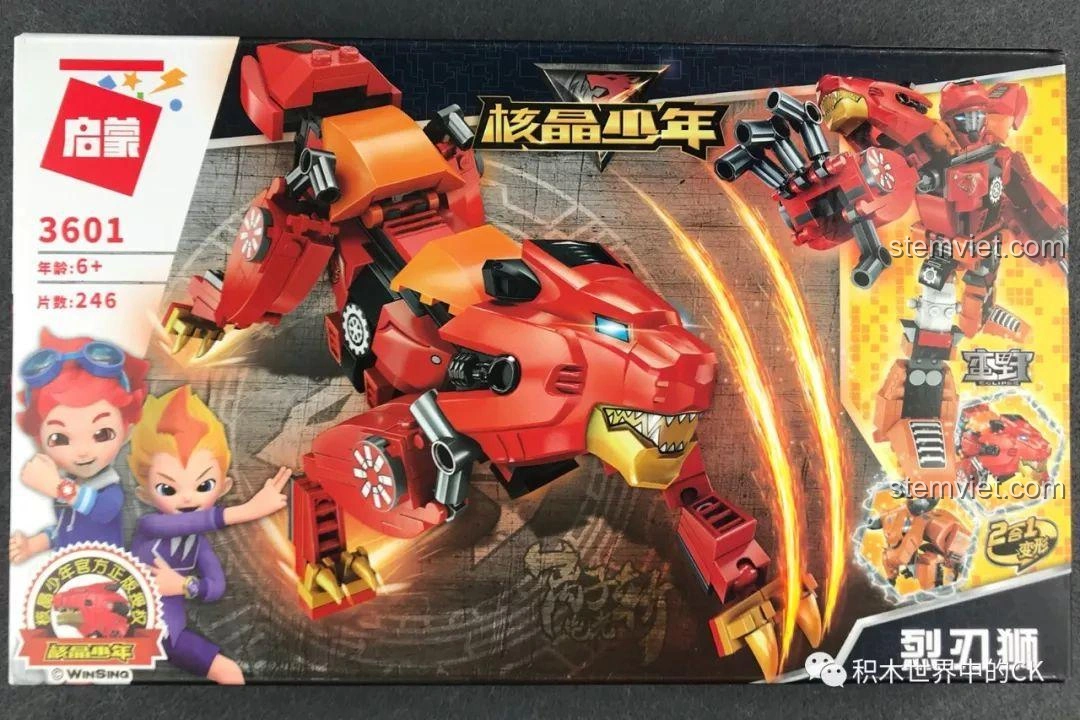 Review Qman 3601 Liệt Nhẫn Sư: Robot biến hình cực chất, lắp mê luôn!