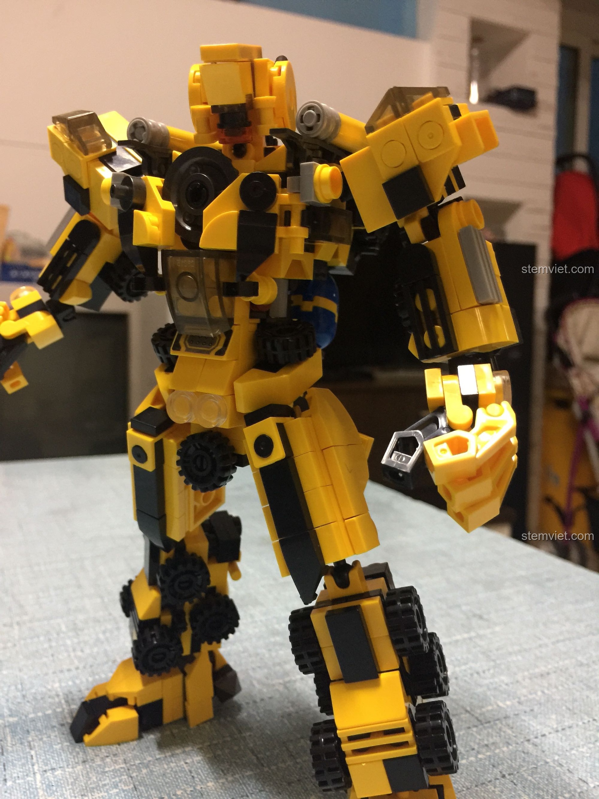 Review Panlos Brick 633008: Robot Mecha Công Trình Siêu Ngầu Cho Bé!