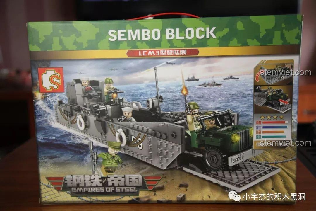 Review SEMBO 101362 Tàu Đổ Bộ LCM3: Món quà cực chất cho bé
