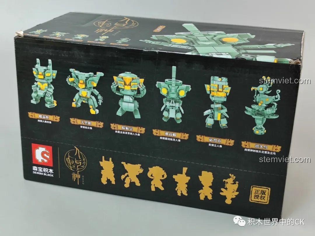 Review Sembo 601167 Người Cổ Thục: Khám phá di sản Sanxingdui qua từng mảnh ghép!