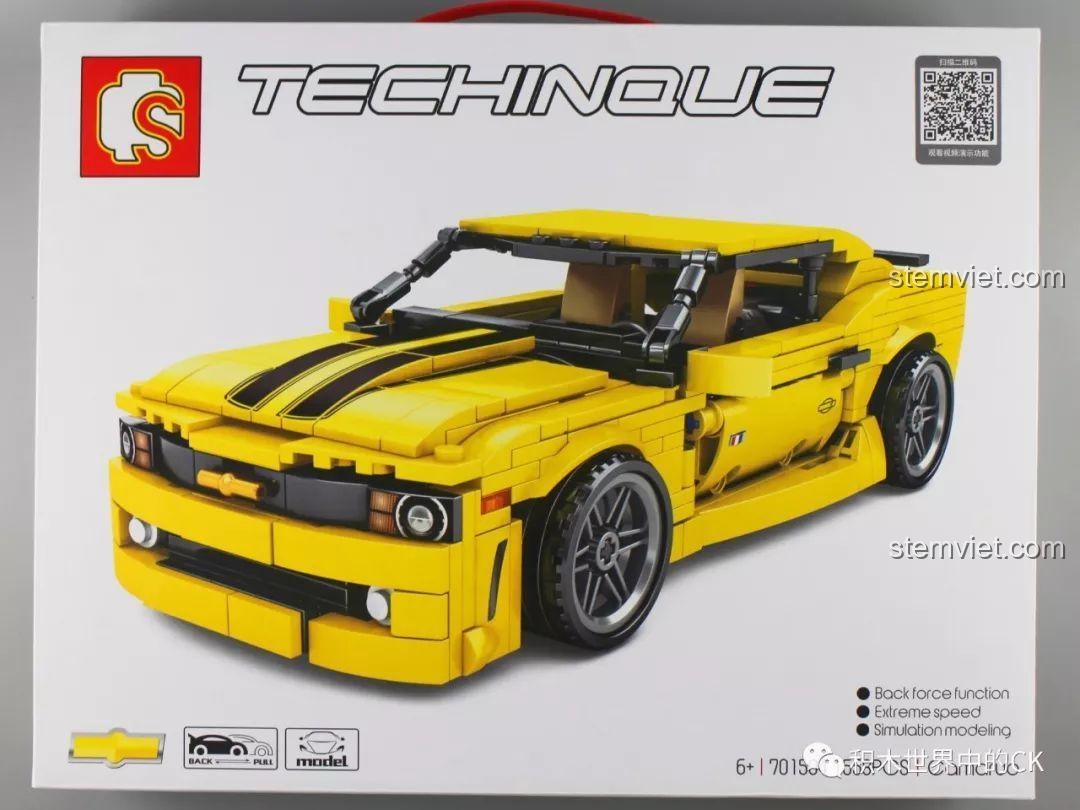 Review SEMBO 701504 Xe đua Camaro: Món Quà Bé Mê Tít!